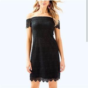 Lilly Pulitzer  Jade Onyx Scalloped Shell Lace